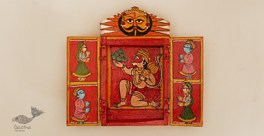 कथनिक ☀ Kaavad a Wooden Shrine { Single piece } ~ 129